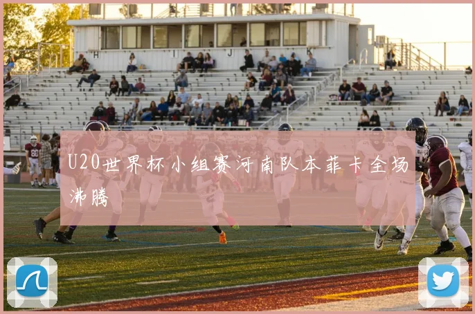 U20世界杯小组赛河南队本菲卡全场沸腾